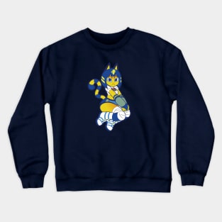 Ankh Cat Joshi Wrestler Crewneck Sweatshirt